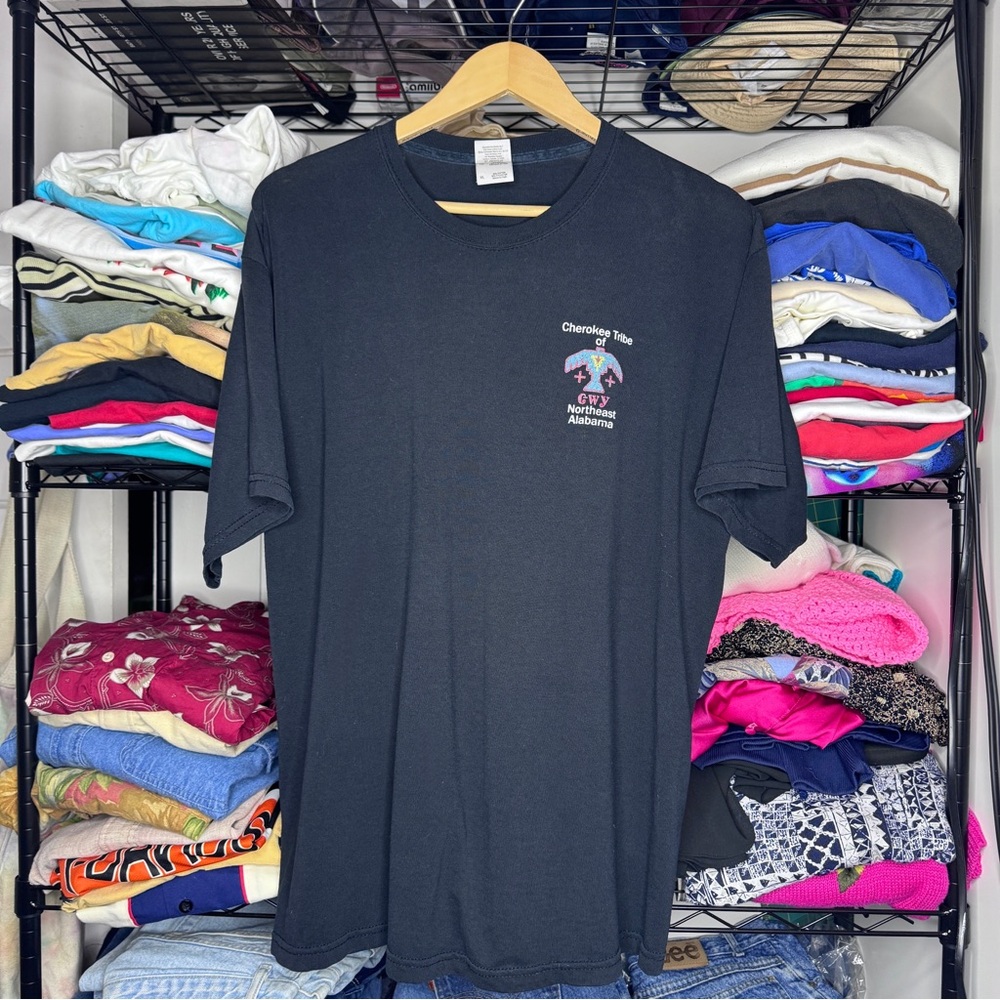 VintageY2K Gildan Cherokee Tribe of GWY Northeast Alabama Nation T-shirt Sz XL